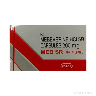 meb sr capsule Allopathy (Mebeverine (200mg)) - Uses in Hindi, Side Effects, Substitutes & Price in India