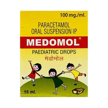 medomol drop Allopathy (Paracetamol (100mg/ml)) - Uses in Hindi, Side Effects, Substitutes & Price in India