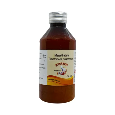 megabest oral suspension orange Allopathy (Magaldrate (400mg)) - Uses in Hindi, Side Effects, Substitutes & Price in India
