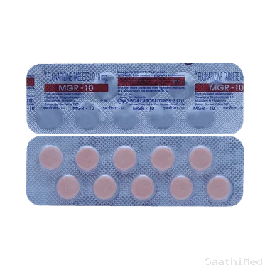 mgr 10mg tablet Allopathy (Flunarizine (10mg)) - Uses in Hindi, Side Effects, Substitutes & Price in India