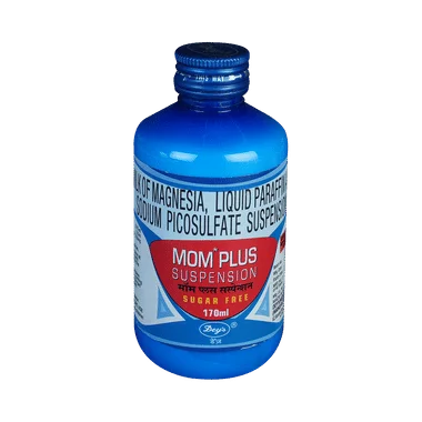 mom plus suspension sugar free Allopathy (Sodium Picosulfate (3.33mg)) - Uses in Hindi, Side Effects, Substitutes & Price in India