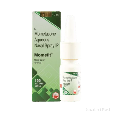 momefit nasal spray Allopathy (Mometasone (50mcg)) - Uses in Hindi, Side Effects, Substitutes & Price in India