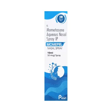 momeprl nasal spray Allopathy (Mometasone (50mcg)) - Uses in Hindi, Side Effects, Substitutes & Price in India