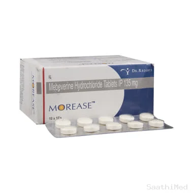 morease tablet Allopathy (Mebeverine (135mg)) - Uses in Hindi, Side Effects, Substitutes & Price in India