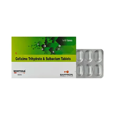 mortega tablet Allopathy (Cefixime (200mg)) - Uses in Hindi, Side Effects, Substitutes & Price in India