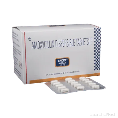 mox kid 125mg tablet dt - Amoxycillin (125mg) medicine