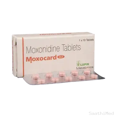 moxocard 0.2 tablet Allopathy (Moxonidine (0.2mg)) - Uses in Hindi, Side Effects, Substitutes & Price in India