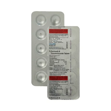 muscoact et 60mg/4mg tablet Allopathy (Etoricoxib (60mg)) - Uses in Hindi, Side Effects, Substitutes & Price in India