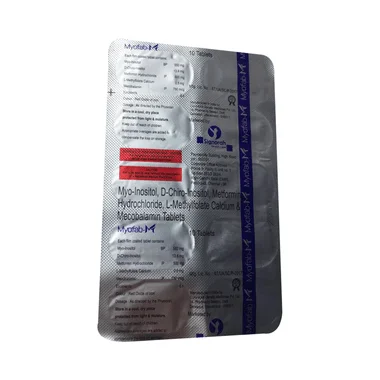 myofab-m tablet Allopathy (Myo-Inositol (550mg)) - Uses in Hindi, Side Effects, Substitutes & Price in India