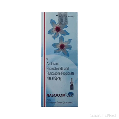nasocom-az nasal spray Allopathy (Fluticasone Propionate (50mcg)) - Uses in Hindi, Side Effects, Substitutes & Price in India