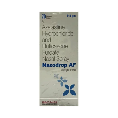 nazodrop af nasal spray Allopathy (Fluticasone Furoate (27.5mcg)) - Uses in Hindi, Side Effects, Substitutes & Price in India