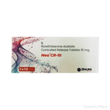 nea cr 10 tablet Allopathy (Norethisterone (10mg)) - Uses in Hindi, Side Effects, Substitutes & Price in India