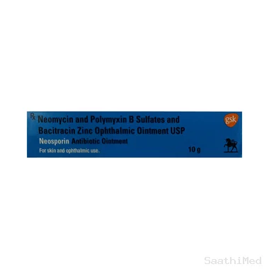 neosporin antibiotic ointment Allopathy (Bacitracin (400units)) - Uses in Hindi, Side Effects, Substitutes & Price in India