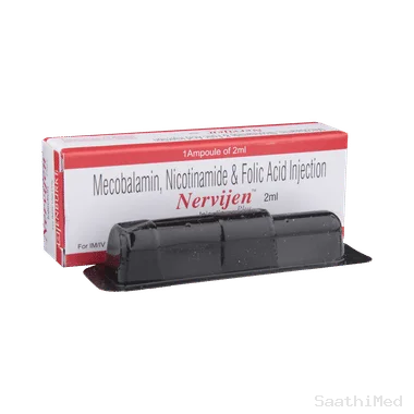 nervijen plus injection Allopathy (Folic Acid (0.7mg)) - Uses in Hindi, Side Effects, Substitutes & Price in India