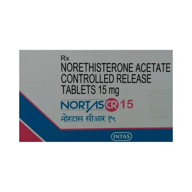 nortas cr 15 tablet - Norethisterone (15mg) medicine