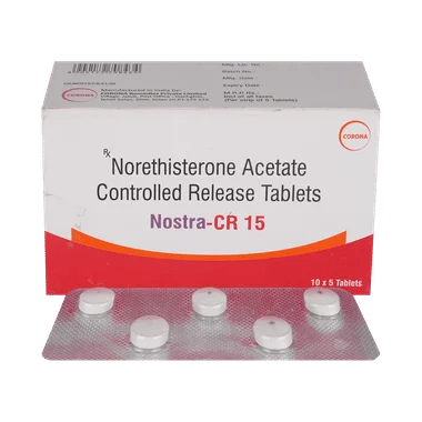 nostra-cr 15 tablet - Norethisterone (15mg) medicine