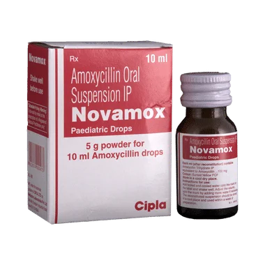 novamox paediatric drops Allopathy (Amoxycillin (100mg)) - Uses in Hindi, Side Effects, Substitutes & Price in India