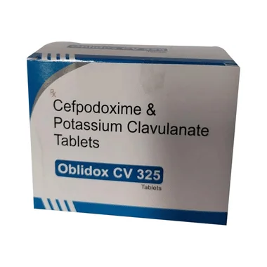oblidox cv 325 tablet Allopathy (Cefpodoxime Proxetil (200mg)) - Uses in Hindi, Side Effects, Substitutes & Price in India