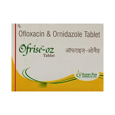 ofrise-oz tablet Allopathy (Ofloxacin (200mg)) - Uses in Hindi, Side Effects, Substitutes & Price in India
