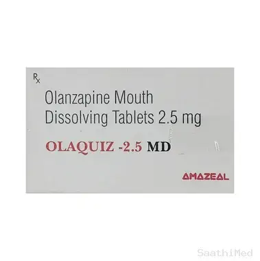 olaquiz 2.5mg tablet md Allopathy (Olanzapine (2.5mg)) - Uses in Hindi, Side Effects, Substitutes & Price in India