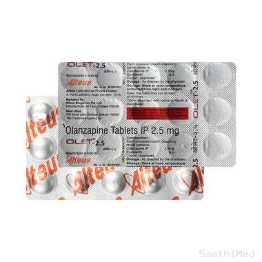 olet 2.5 tablet md Allopathy (Olanzapine (2.5mg)) - Uses in Hindi, Side Effects, Substitutes & Price in India