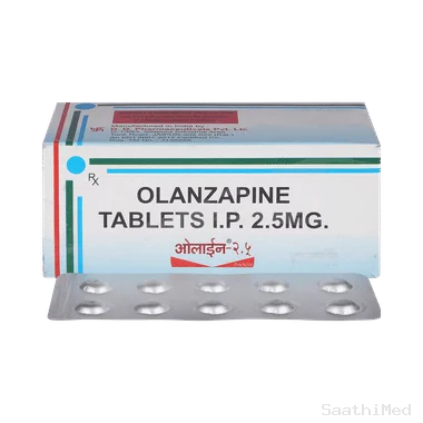 oline 2.5mg tablet Allopathy (Olanzapine (2.5mg)) - Uses in Hindi, Side Effects, Substitutes & Price in India