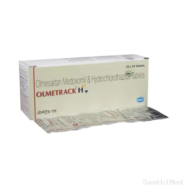 olmetrack h tablet Allopathy (Hydrochlorothiazide (12.5mg)) - Uses in Hindi, Side Effects, Substitutes & Price in India