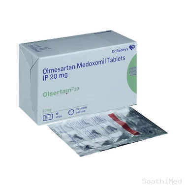 olsertain 20 tablet Allopathy (Olmesartan Medoxomil (20mg)) - Uses in Hindi, Side Effects, Substitutes & Price in India