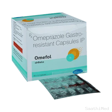 omefol capsule Allopathy (Omeprazole (NA)) - Uses in Hindi, Side Effects, Substitutes & Price in India