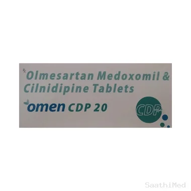 omen cdp 20mg/10mg tablet Allopathy (Olmesartan Medoxomil (20mg)) - Uses in Hindi, Side Effects, Substitutes & Price in India