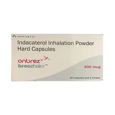 onbrez 300mcg breezhaler Allopathy (Indacaterol (300mcg)) - Uses in Hindi, Side Effects, Substitutes & Price in India