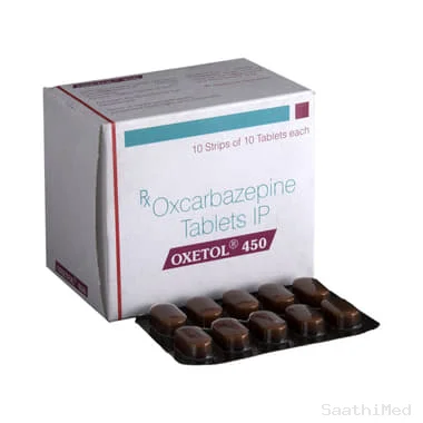 oxetol 450 tablet Allopathy (Oxcarbazepine (450mg)) - Uses in Hindi, Side Effects, Substitutes & Price in India