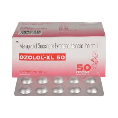 ozolol 50mg tablet xl - Metoprolol Succinate (50mg) medicine