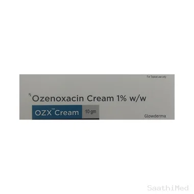 ozx cream Allopathy (Ozenoxacin (1% w/w)) - Uses in Hindi, Side Effects, Substitutes & Price in India