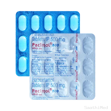 pacimol 500 tablet Allopathy (Paracetamol (500mg)) - Uses in Hindi, Side Effects, Substitutes & Price in India