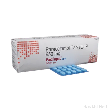 pacimol 650 tablet Allopathy (Paracetamol (650mg)) - Uses in Hindi, Side Effects, Substitutes & Price in India