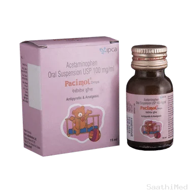 pacimol drops Allopathy (Paracetamol (100mg/ml)) - Uses in Hindi, Side Effects, Substitutes & Price in India