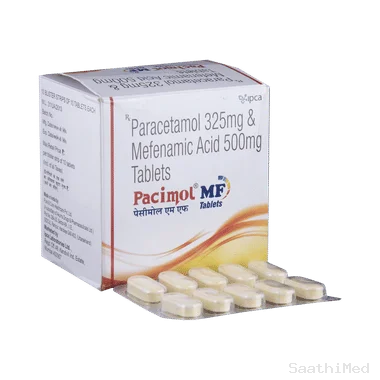 pacimol mf tablet Allopathy (Mefenamic Acid (500mg)) - Uses in Hindi, Side Effects, Substitutes & Price in India
