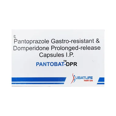 pantobat-dpr capsule Allopathy (Domperidone (30mg)) - Uses in Hindi, Side Effects, Substitutes & Price in India