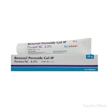 pernex ac 2.5% gel - Benzoyl Peroxide (2.5% w/w) medicine
