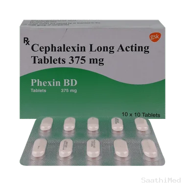 phexin bd 375mg tablet Allopathy (Cefalexin (375mg)) - Uses in Hindi, Side Effects, Substitutes & Price in India