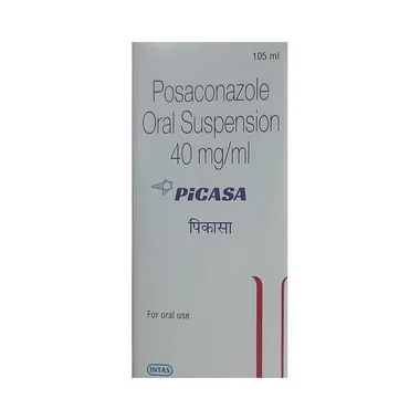 picasa 40mg oral suspension Allopathy (Posaconazole (40mg)) - Uses in Hindi, Side Effects, Substitutes & Price in India
