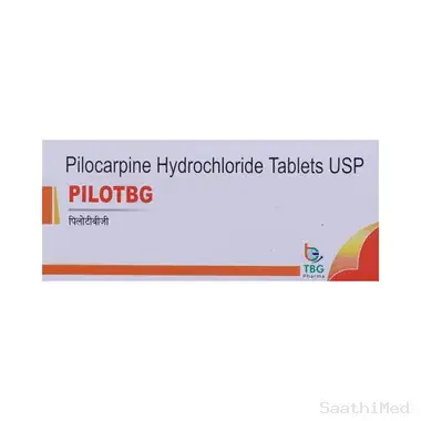 pilotbg tablet Allopathy (Pilocarpine (5mg)) - Uses in Hindi, Side Effects, Substitutes & Price in India