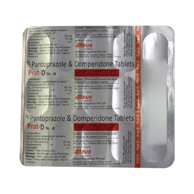 prat-d tablet Allopathy (Domperidone (10mg)) - Uses in Hindi, Side Effects, Substitutes & Price in India