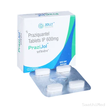 prazijol tablet Allopathy (Praziquantel (600mg)) - Uses in Hindi, Side Effects, Substitutes & Price in India