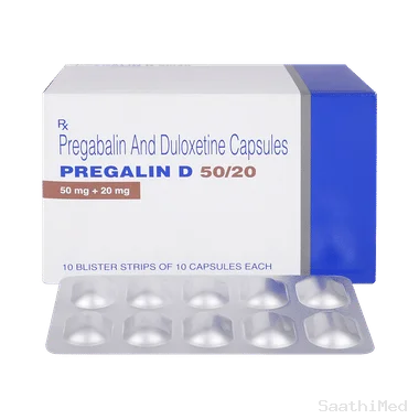 pregalin d 50mg/20mg capsule Allopathy (Pregabalin (50mg)) - Uses in Hindi, Side Effects, Substitutes & Price in India