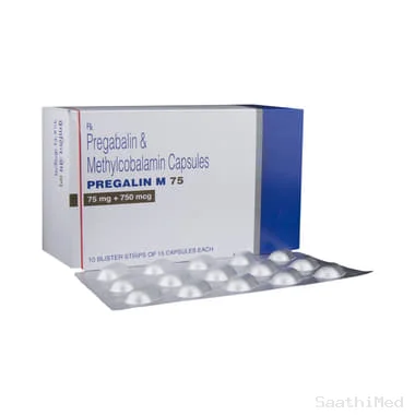 pregalin m 75 capsule Allopathy (Methylcobalamin (750mcg)) - Uses in Hindi, Side Effects, Substitutes & Price in India