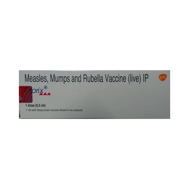 priorix vaccine Allopathy (Measles Vaccine (Live) (1000ccid50)) - Uses in Hindi, Side Effects, Substitutes & Price in India