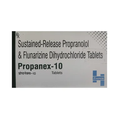 propanex 10 tablet sr Allopathy (Propranolol (40mg)) - Uses in Hindi, Side Effects, Substitutes & Price in India