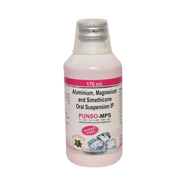 punso-mps oral suspension mint sugar free Allopathy (Aluminium Hydroxide (250mg)) - Uses in Hindi, Side Effects, Substitutes & Price in India